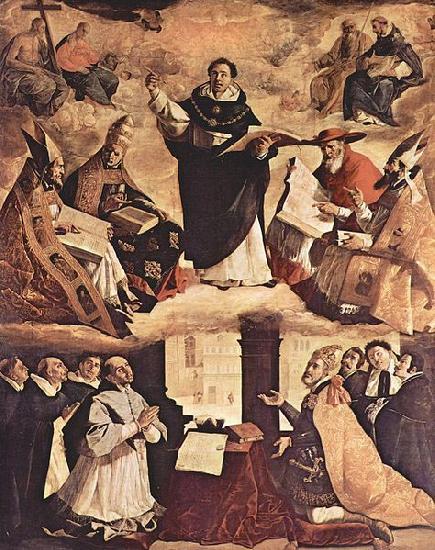 Apotheose des Hl. Thomas von Aquin, Francisco de Zurbaran